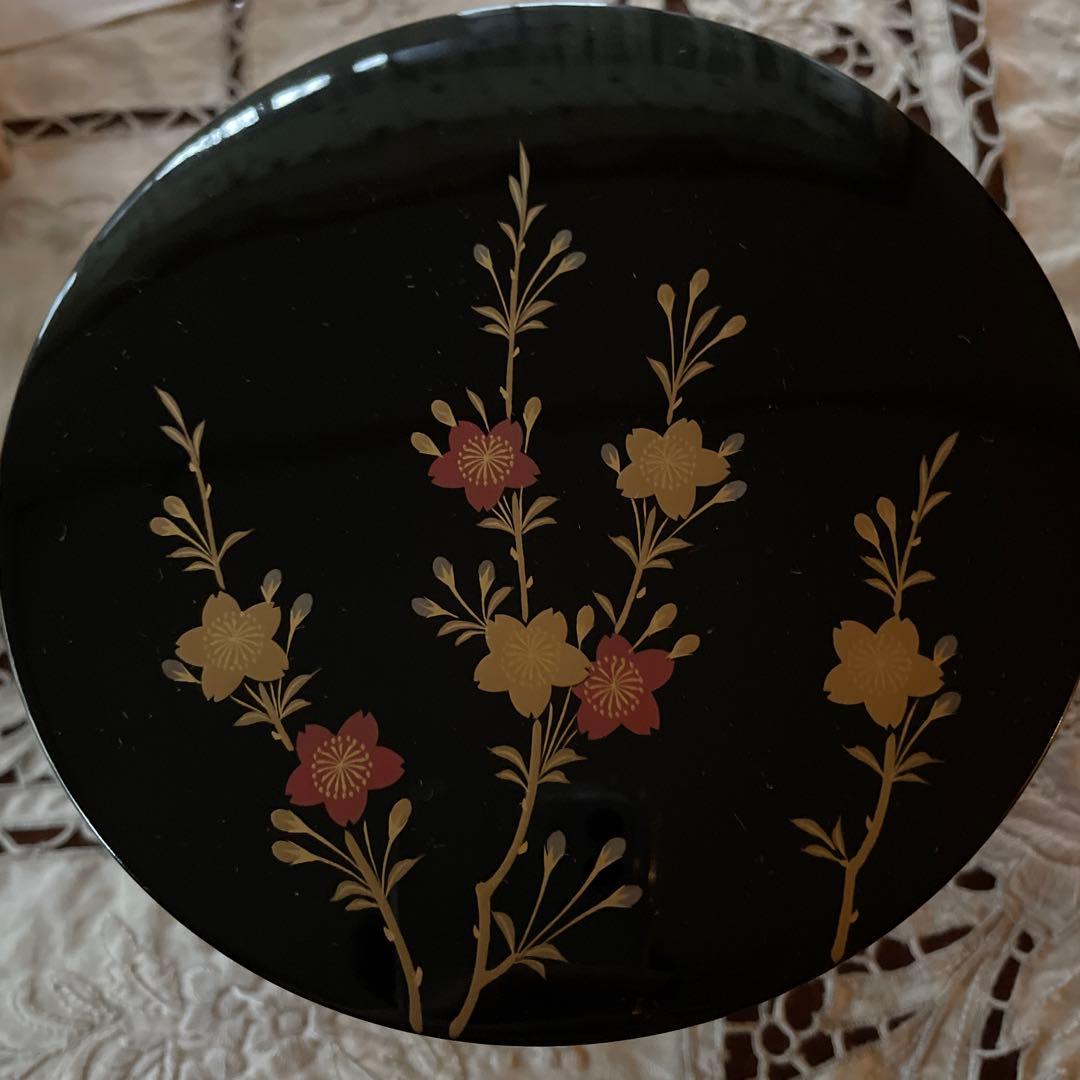 京都　象彦　漆器　入れ子三段重箱　+ 螺鈿の盆　専用出品