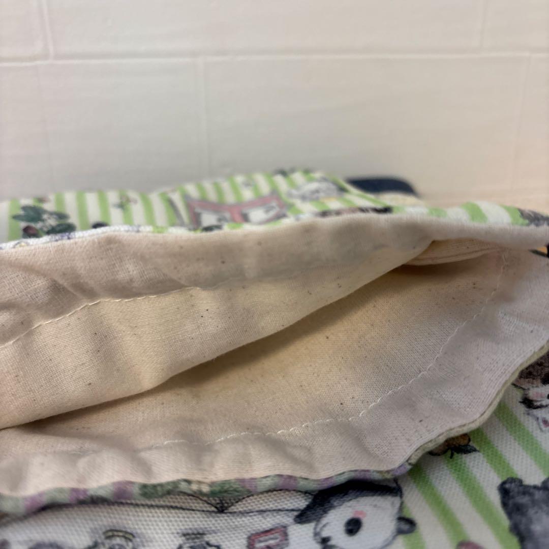 きまぐれSALE ユキエモン　巾着　12cmファスナーポーチ　ハンドメイド　お得