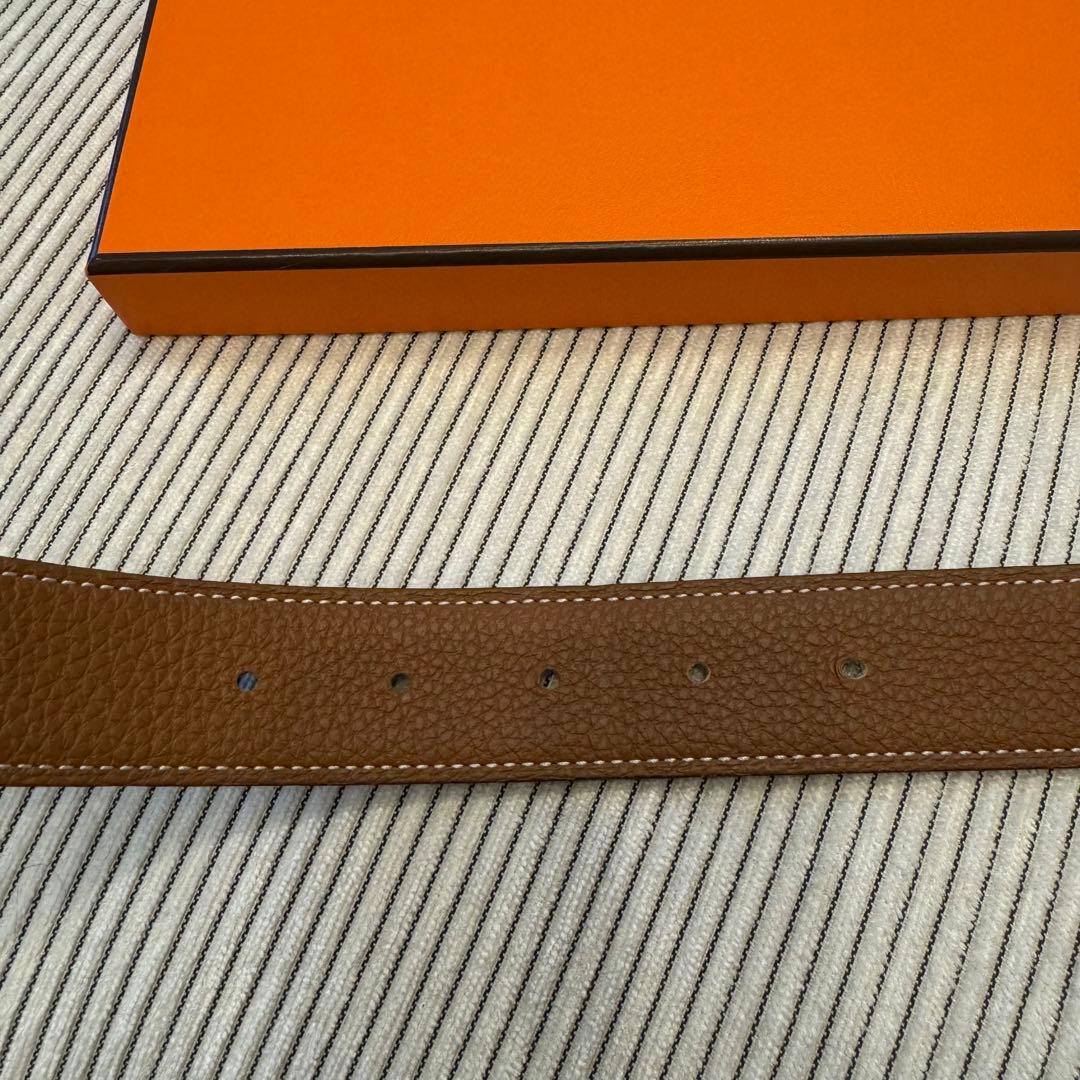HERMES ベルト 70cm32mm コンスタンス　リバーシブル　H型バックル