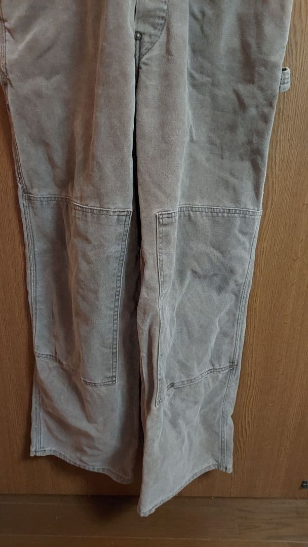 新春セール♪　小さめ　Carhartt　ヴィンテージ　ツナギ　ブラウン　茶色