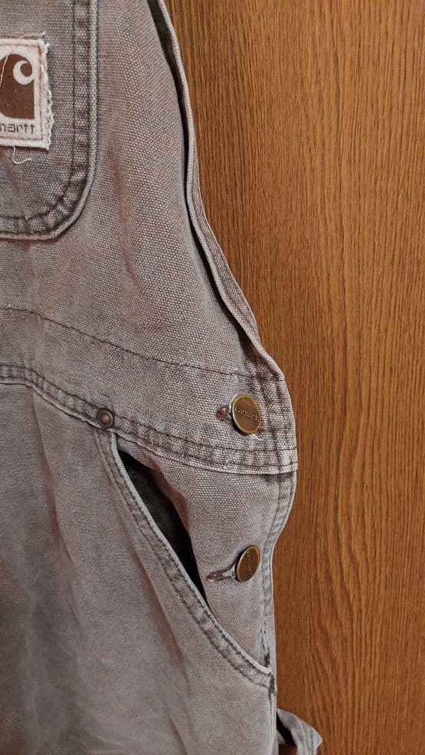 新春セール♪　小さめ　Carhartt　ヴィンテージ　ツナギ　ブラウン　茶色