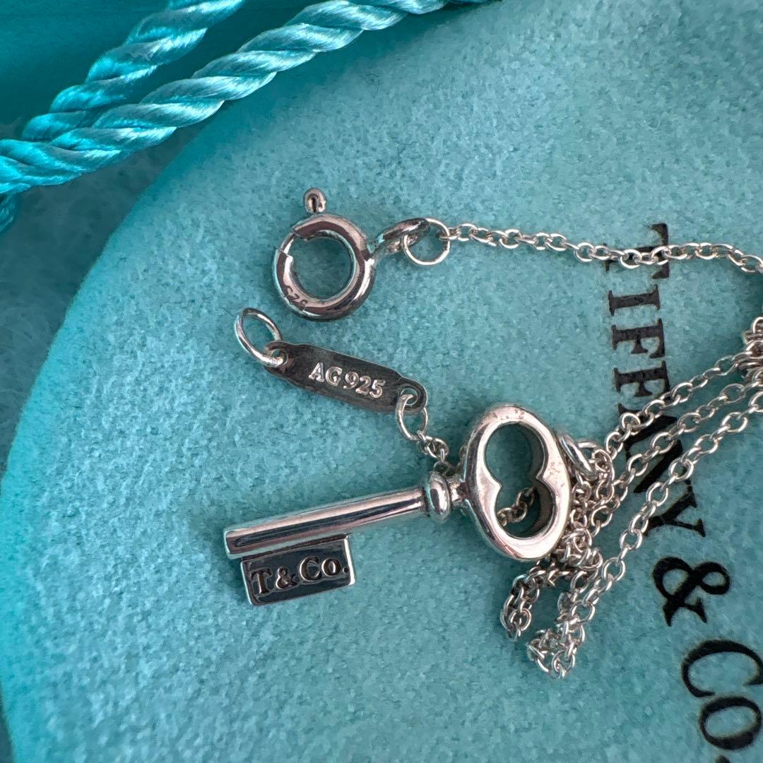 Tiffany & Co. ♡ キー型ネックレス 全長約40.5cm
