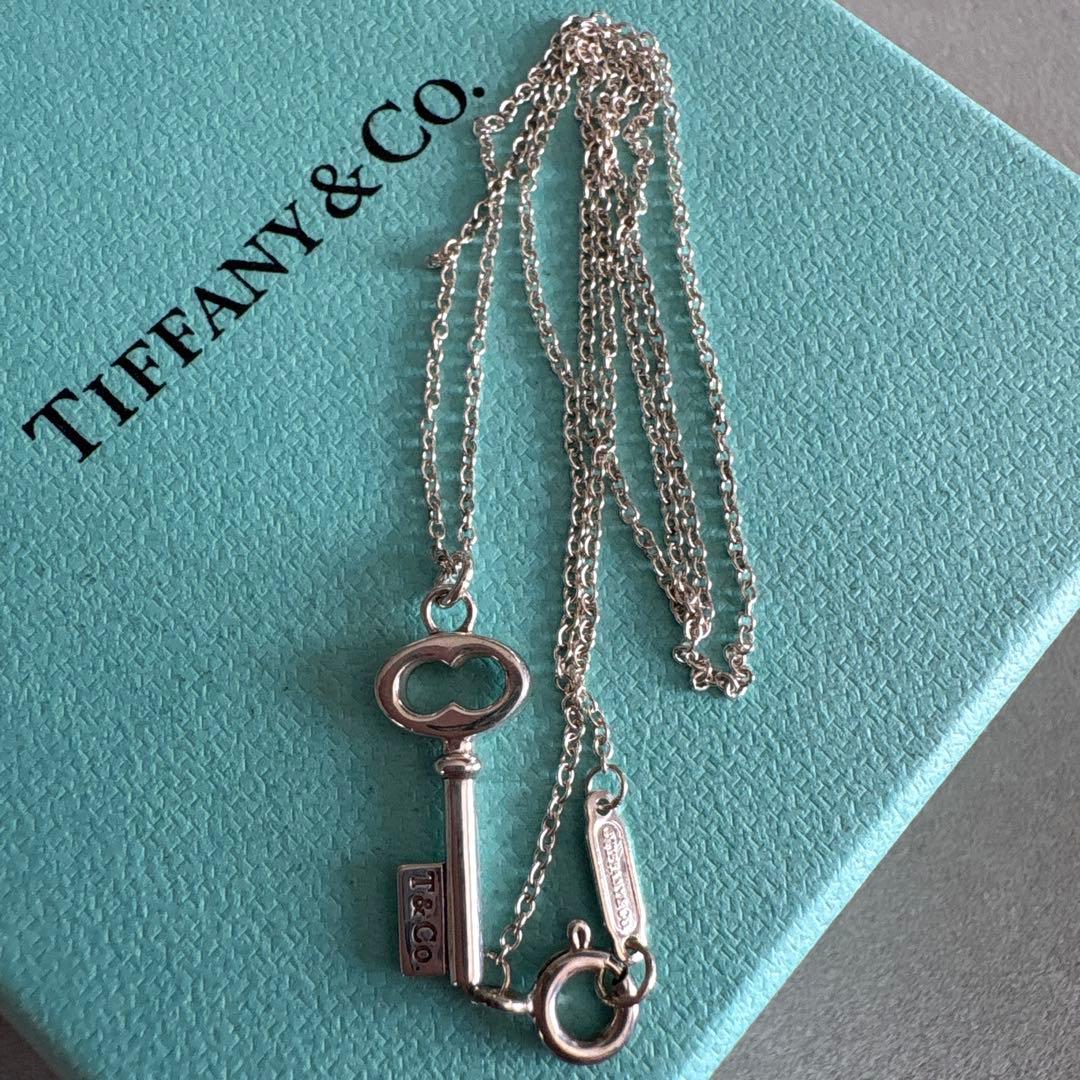 Tiffany & Co. ♡ キー型ネックレス 全長約40.5cm