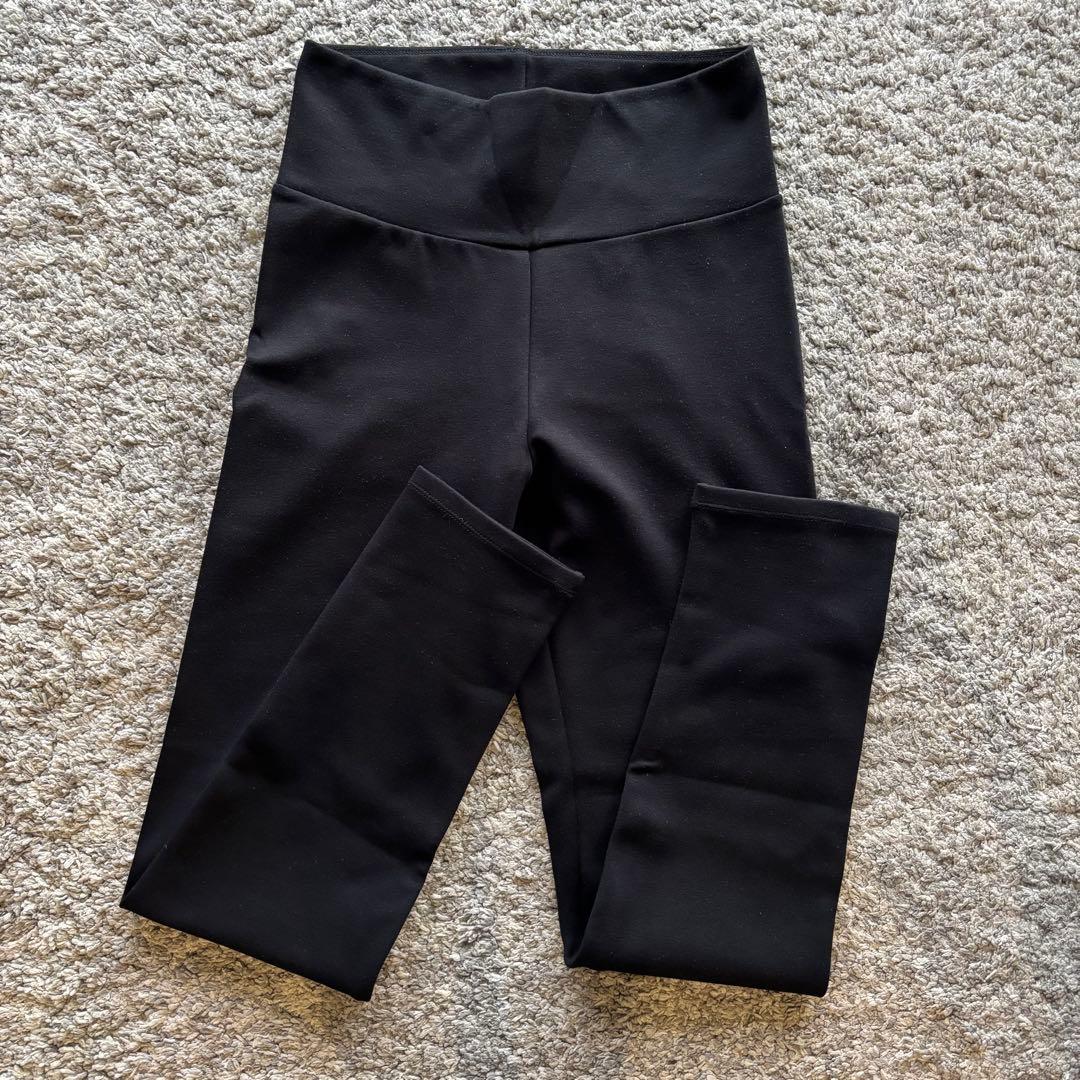 最終お値下げ【未使用】AP STUDIO モイストウォームレギンス ブラック36