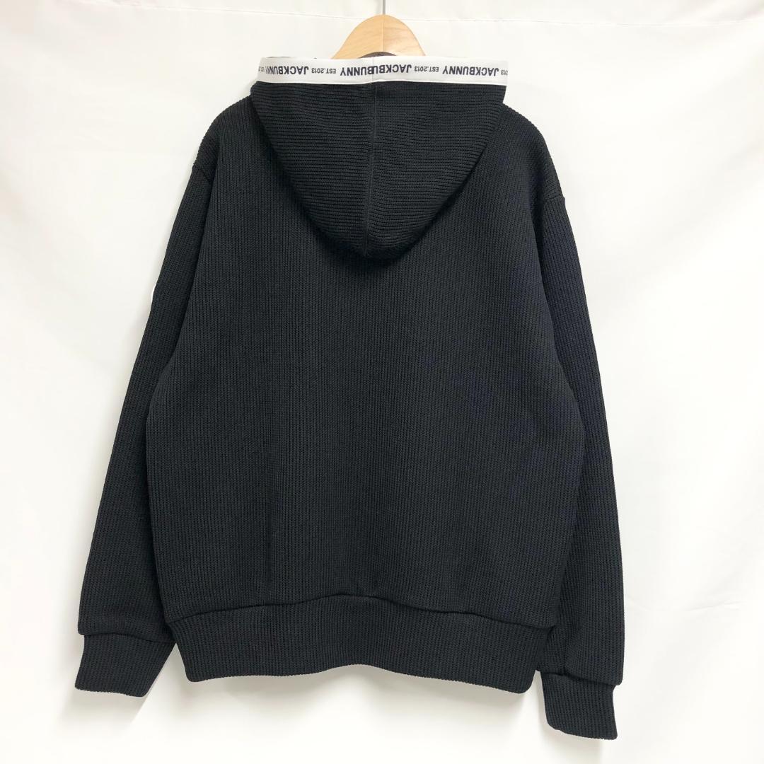 ○★新品未使用　JACK BUNNY　フルジップパーカー　2　ブラック