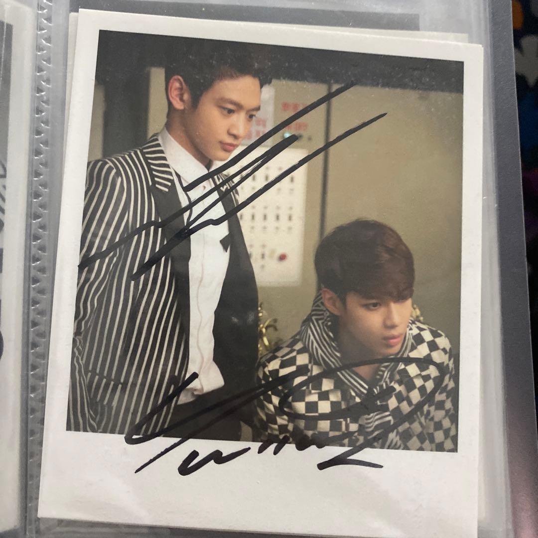 SHINee テミン  ミノ　サイン　直筆　グッズ