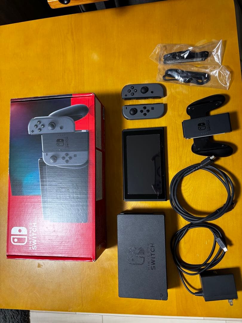 【美品】Nintendo Switch グレー 本体セット
