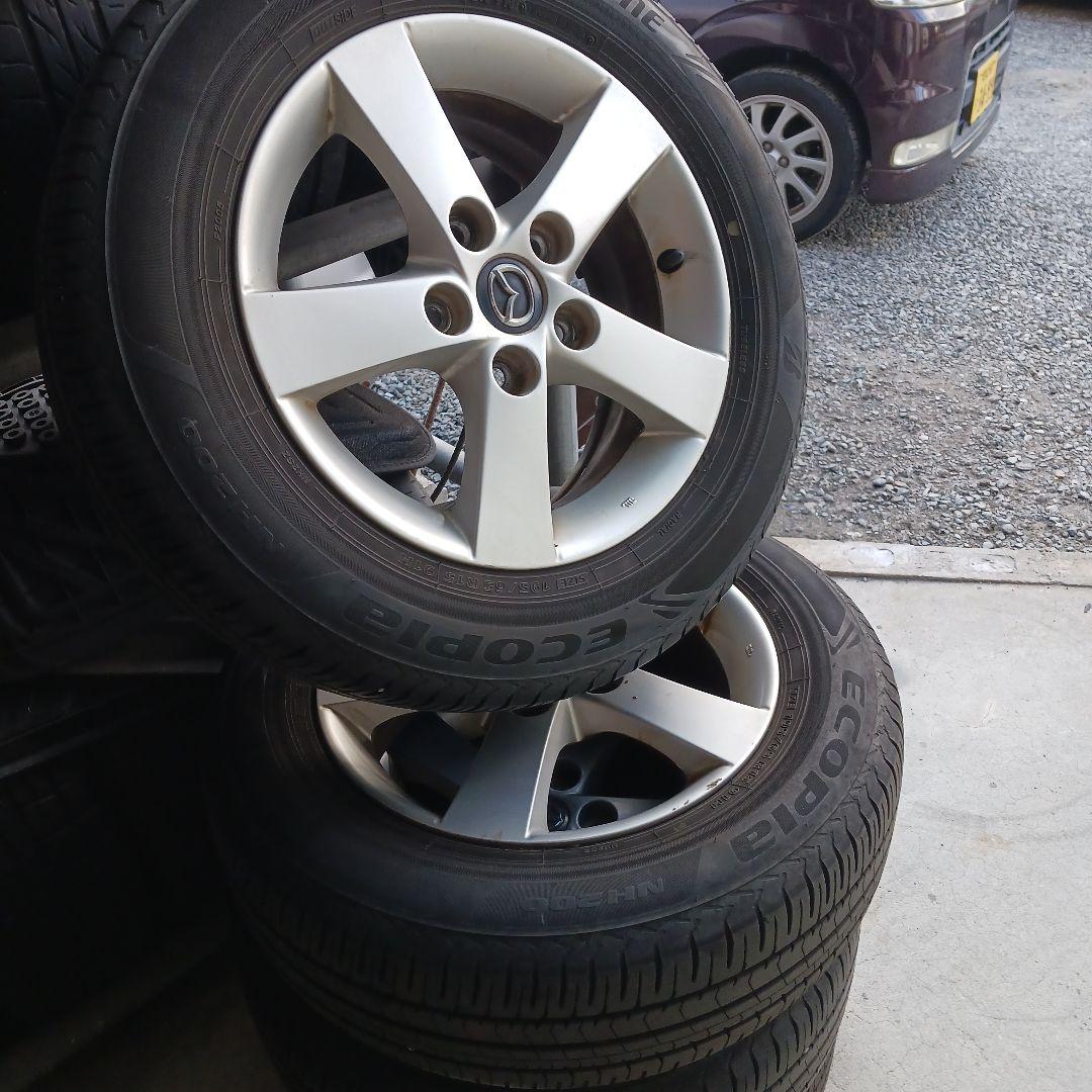 マツダ純正ホイール ブリヂストン エコピア 15インチ ホイールセット