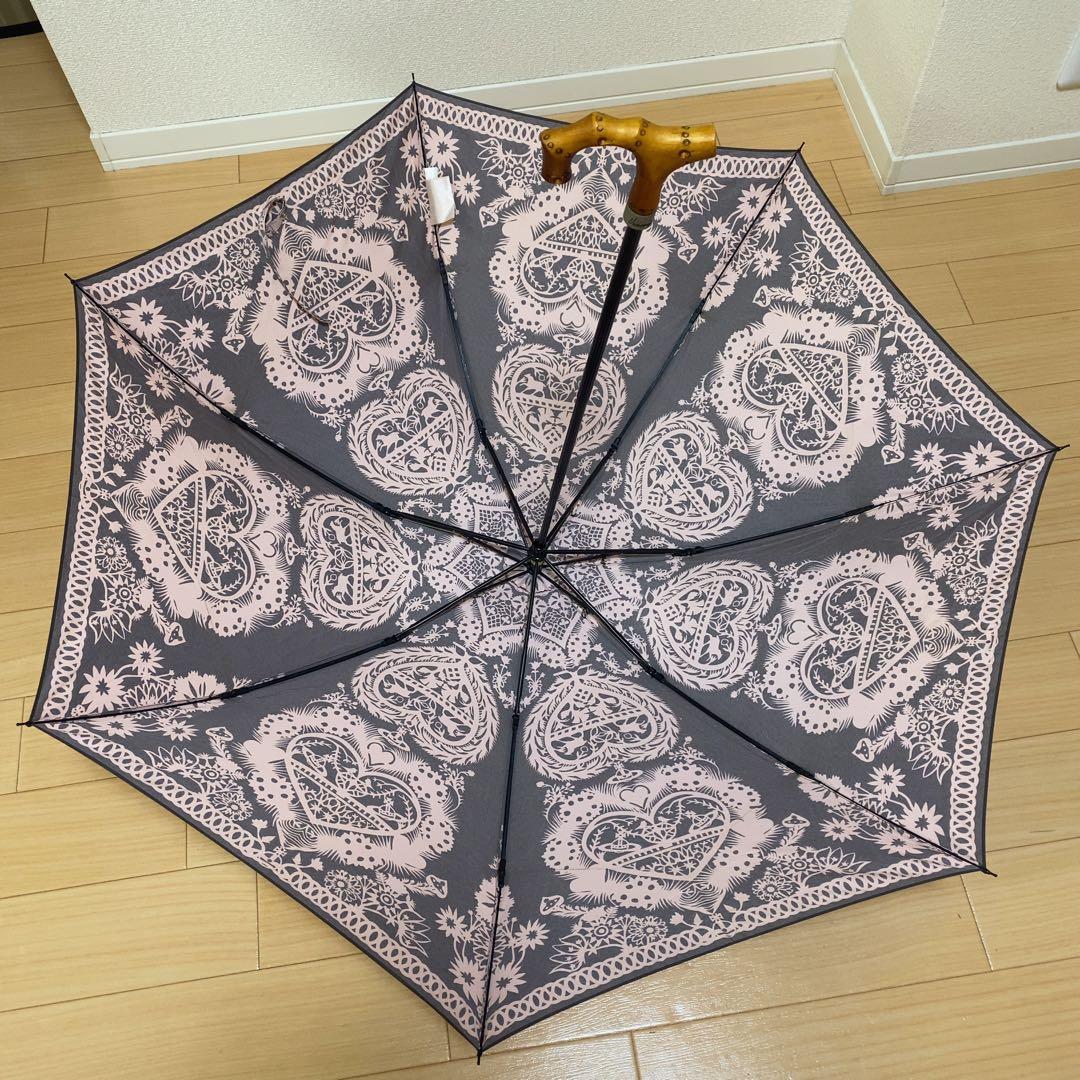ヴィヴィアンウエストウッド オーブ ハート 折り畳み傘 55cm 傘 雨傘