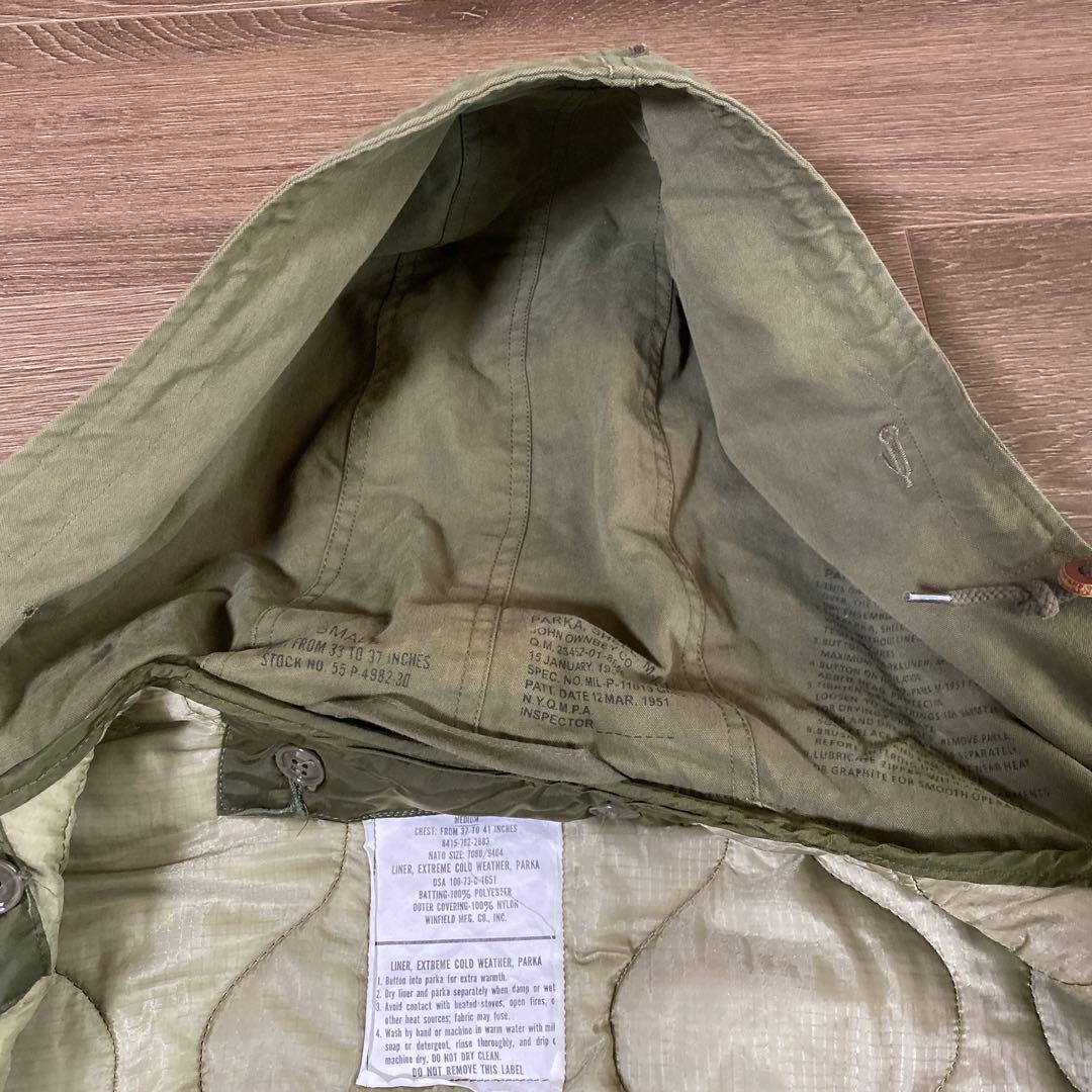 NYの古着屋で購入 M51 フィッシュテール コート