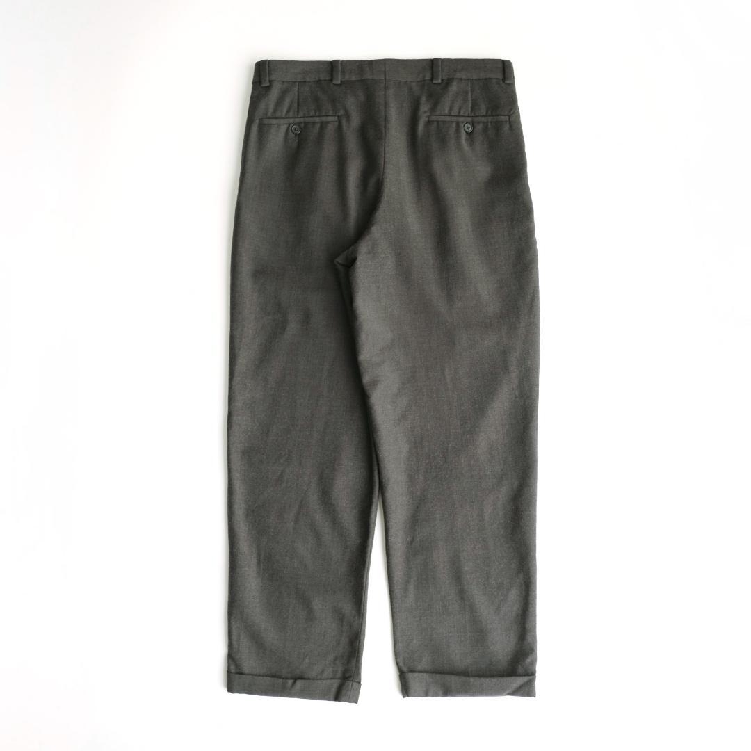 Eddie Bauer 90s ワンタックスラックス チャコール 34×30