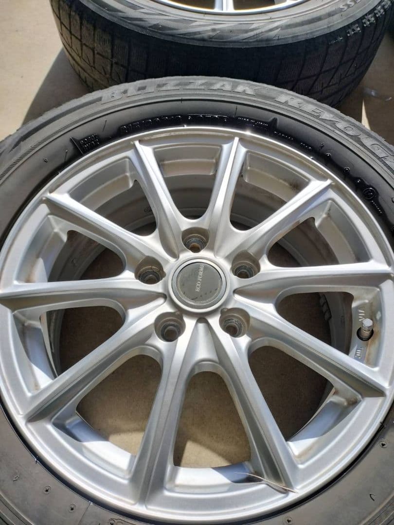 【古・送料込】スタッドレス 215/60R16 タイヤホイールセット 4本