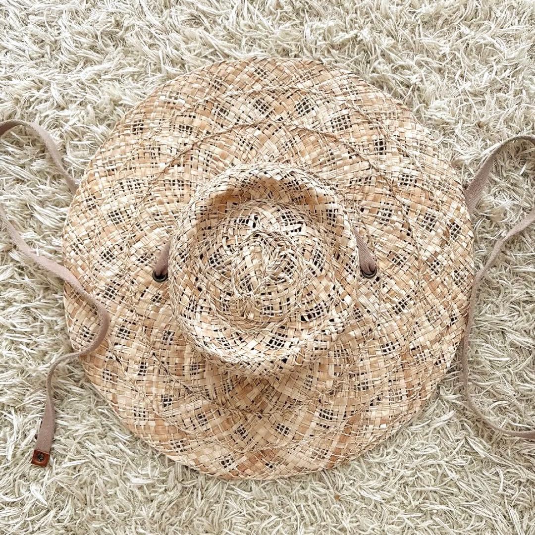 美品 La Maison de Lyllis BAKU AMISCHE 麦藁帽子