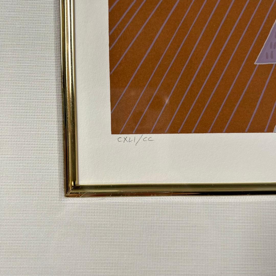 美品 トーマス・マックナイト「マダケット」シルクスクリーン 直筆サイン入 額縁