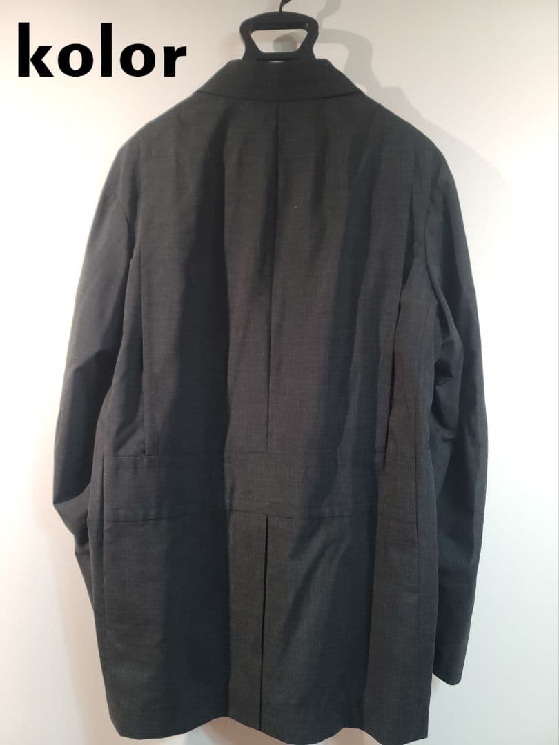 kolor / ウーリータフタ オーバーサイズジャケット / サイズ2