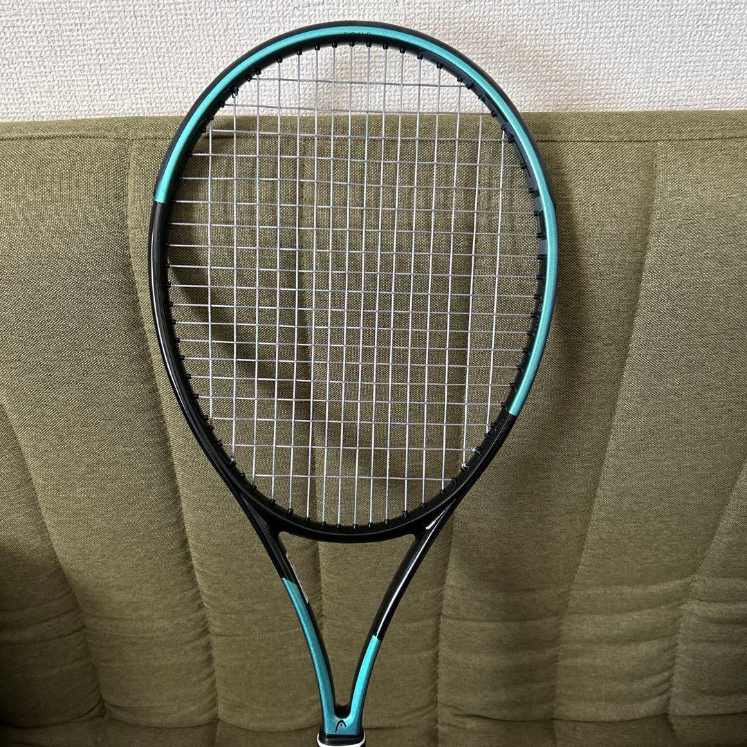 硬式テニスラケット ブラック・ブルー ・グラビティ・HEAD
