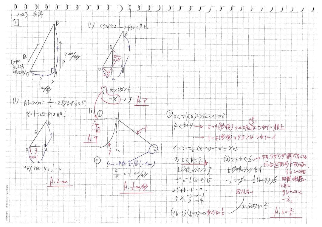 塾講師オリジナル数学解説 全問動画付 兵庫 公立高校入試 2016-25 過去問