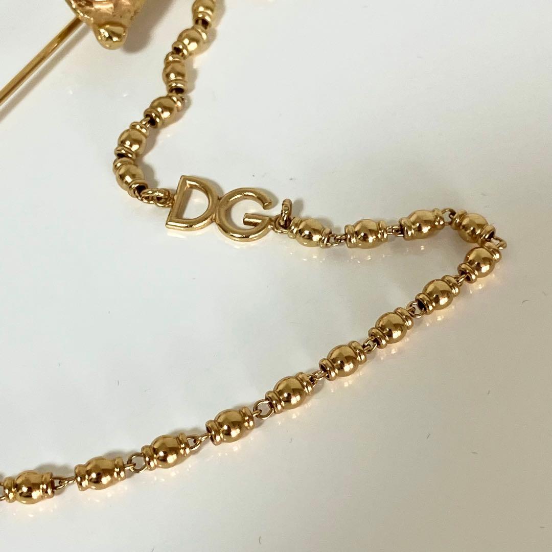 3540 激レア ドルチエ&ガッバーナ ブローチ ラインストーン☆