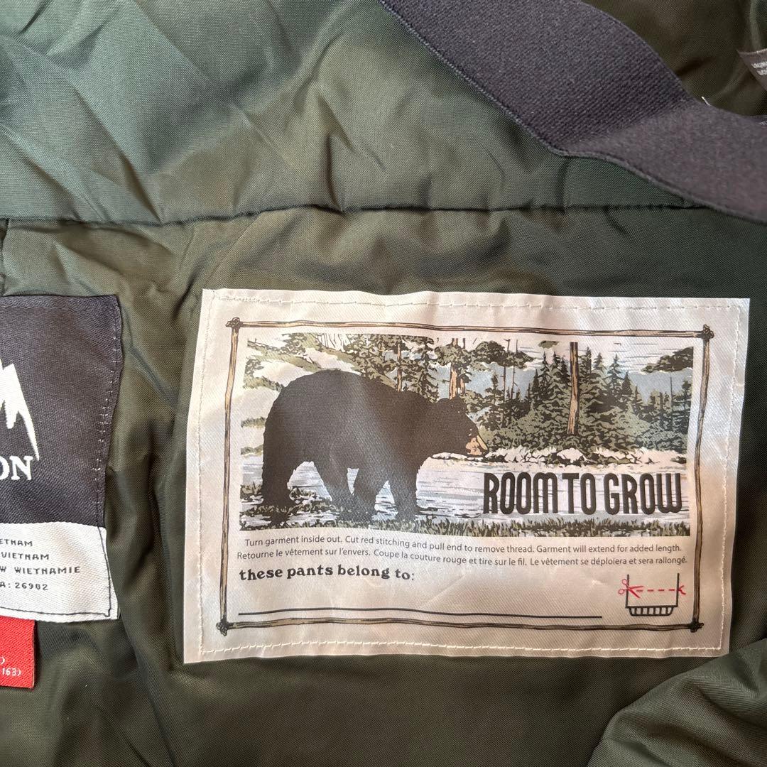 A674新品バートンBURTON スカイラー ビブパンツ キッズ M 防水