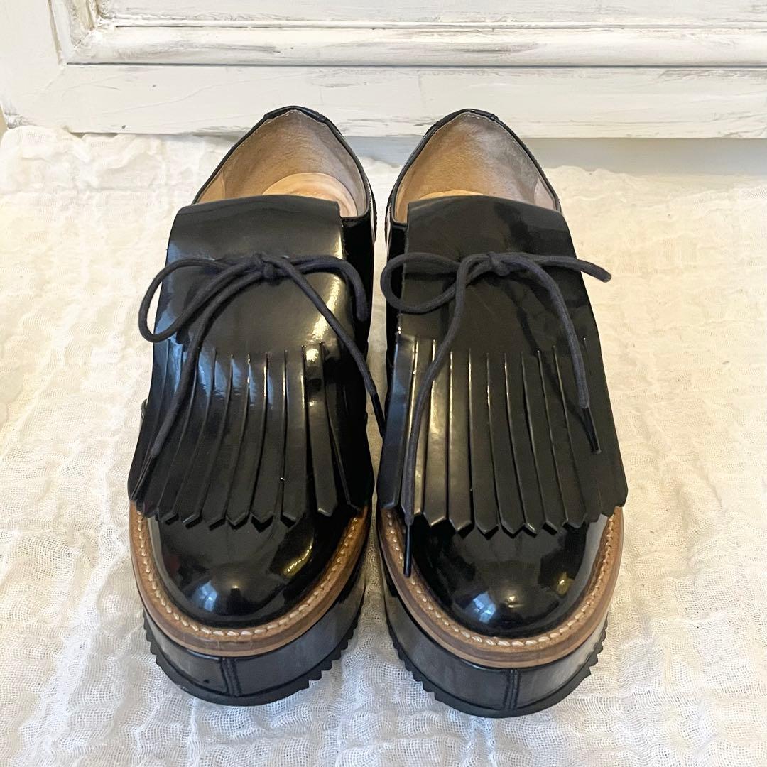 Vivienne Westwood パテントレザーゴルフシューズ　タッセル　厚底