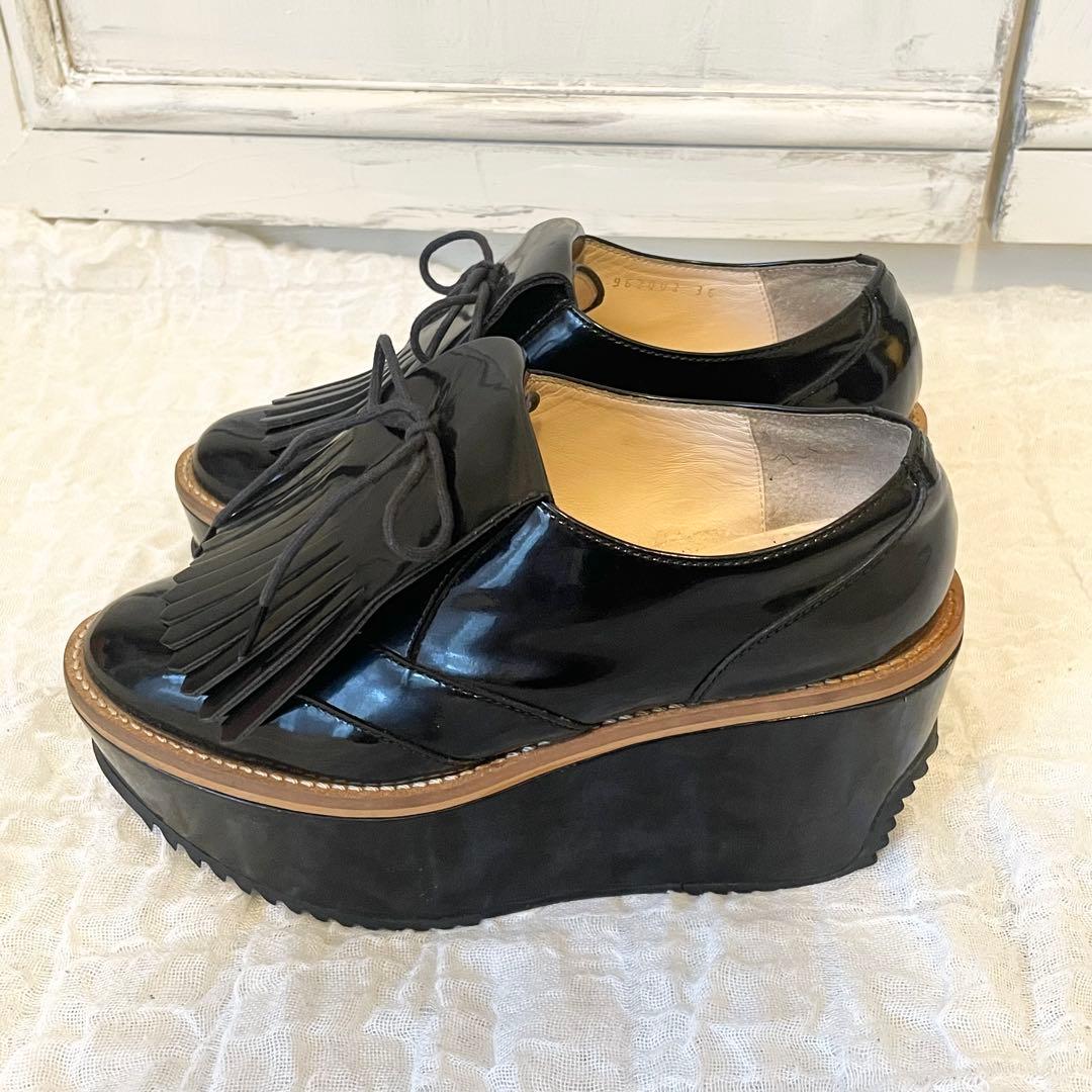 Vivienne Westwood パテントレザーゴルフシューズ　タッセル　厚底