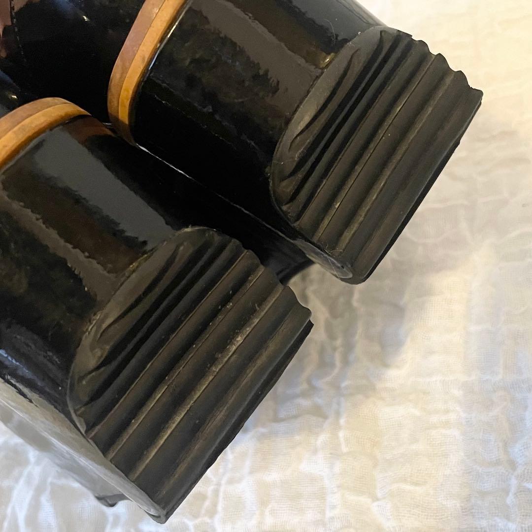 Vivienne Westwood パテントレザーゴルフシューズ　タッセル　厚底