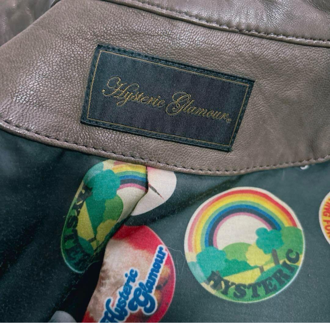 【HYSTERIC GLAMOUR】レザージャケット　ライダース　山羊革　M