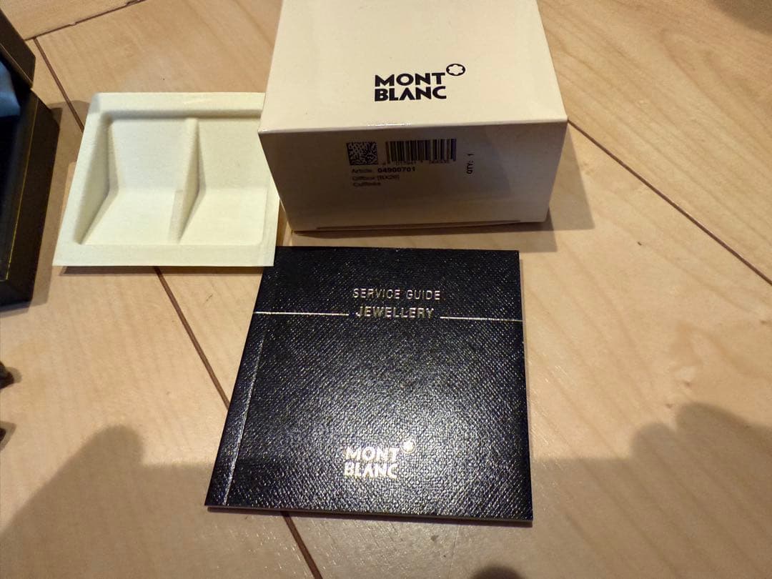 専用 お取り置き⭕️モンブラン カフス カフリンクス 箱一式付き