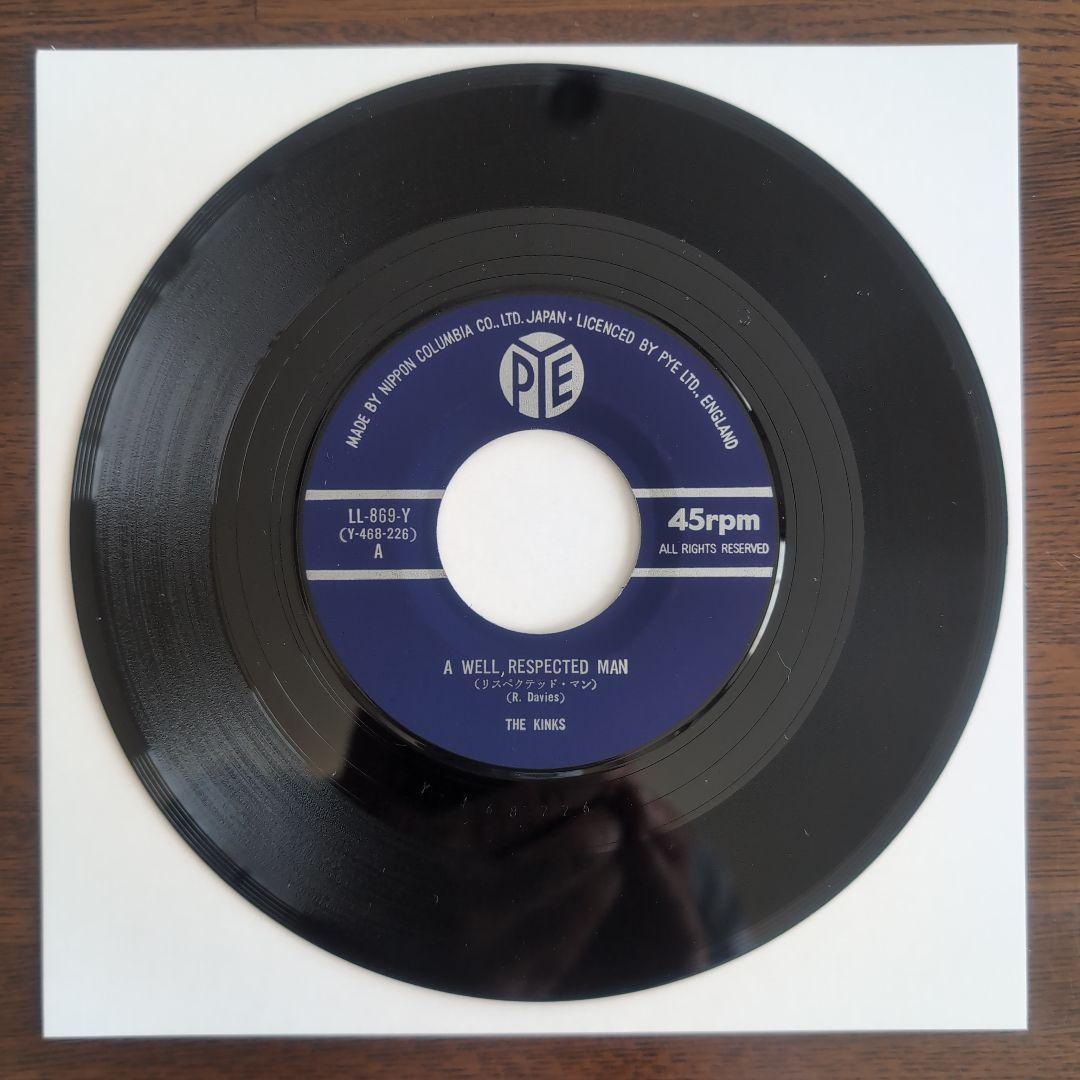 レア・極美品！ザ・キンクス リスペクトッド・マン 日本盤シングル