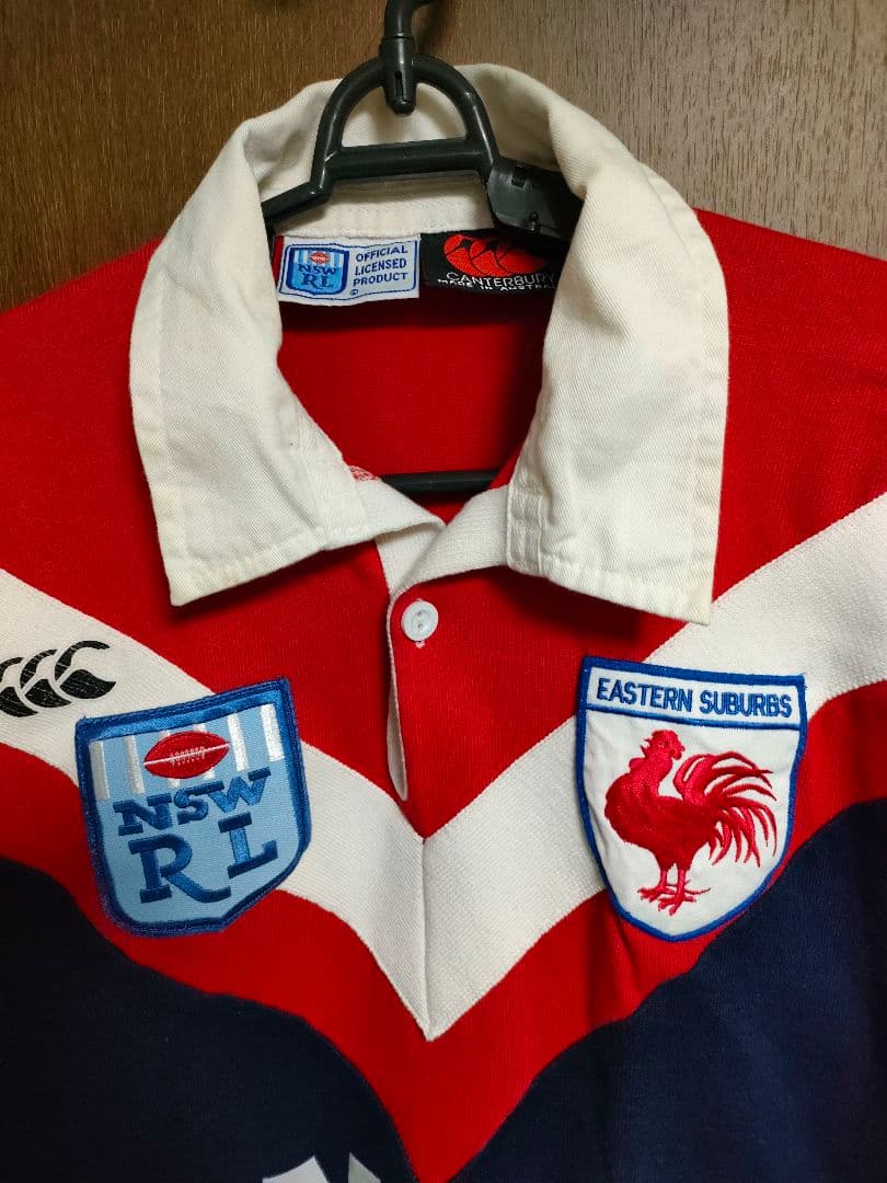 カンタベリー　イースタンサバーブズ　オフィシャル ラガーシャツ 90's