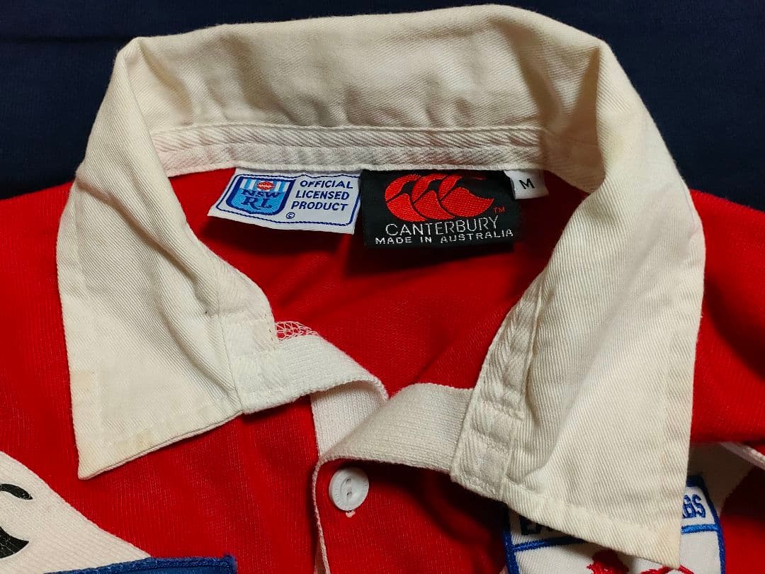 カンタベリー　イースタンサバーブズ　オフィシャル ラガーシャツ 90's