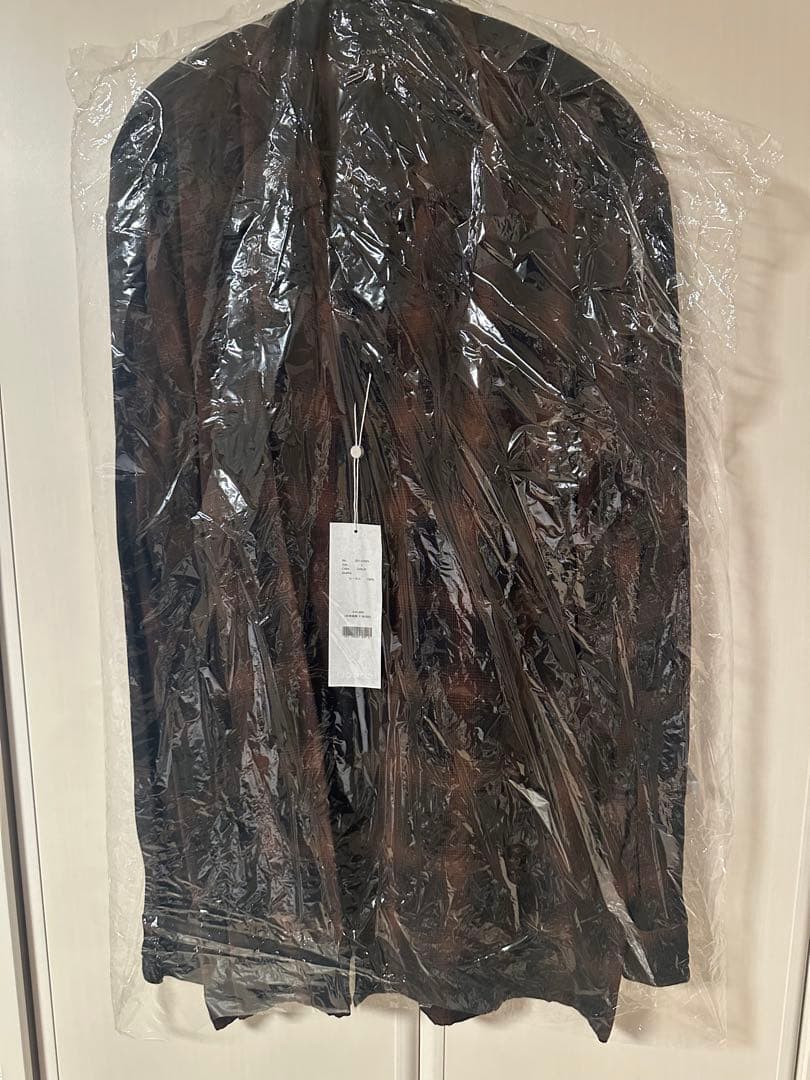 新品未使用 comoli 24ss レーヨンチェック サイズ2