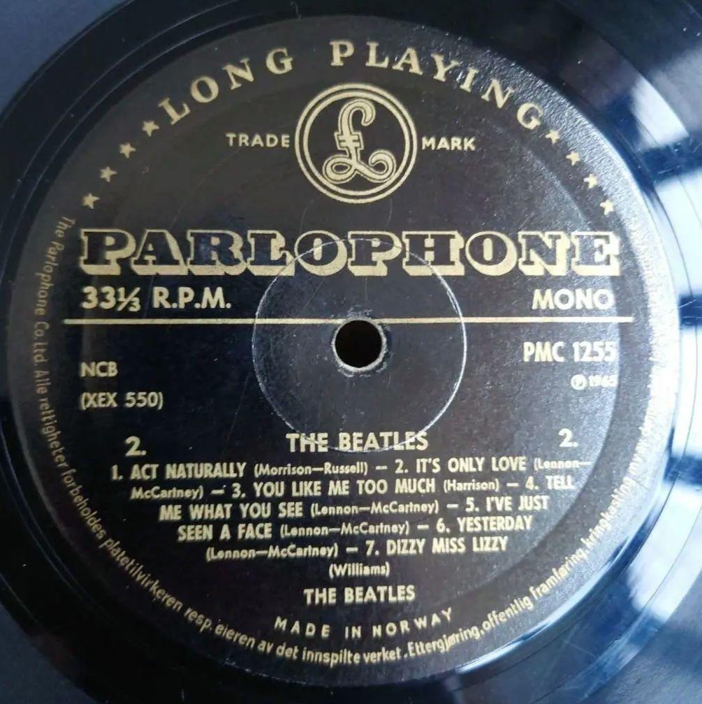 NORWAY盤HELP！1965年MONO