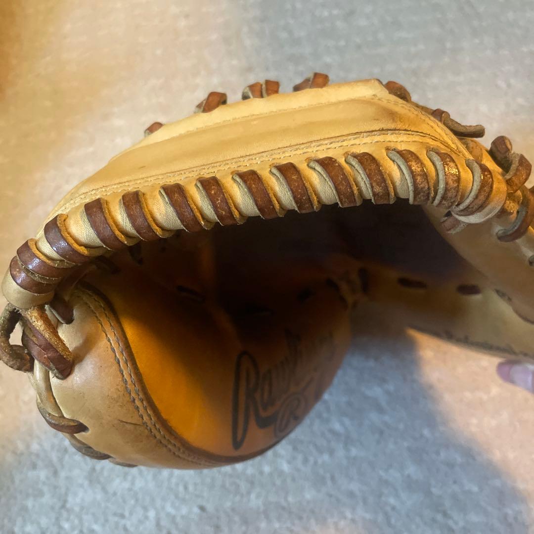 元近鉄バファローズ　石山一秀選手使用　Rawlings キャッチャーミット
