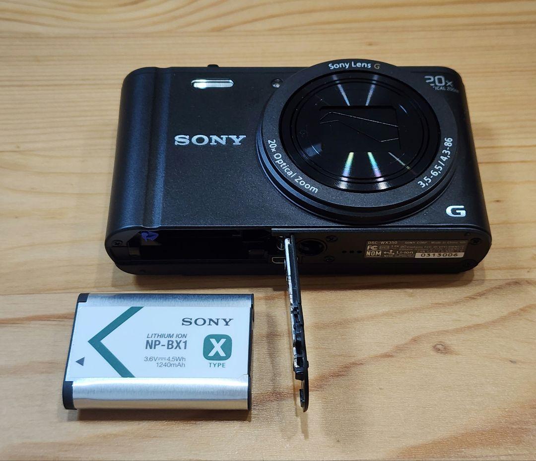 ほぼ未使用　SONY サイバーショットDSC-WX350　32Gカード付き