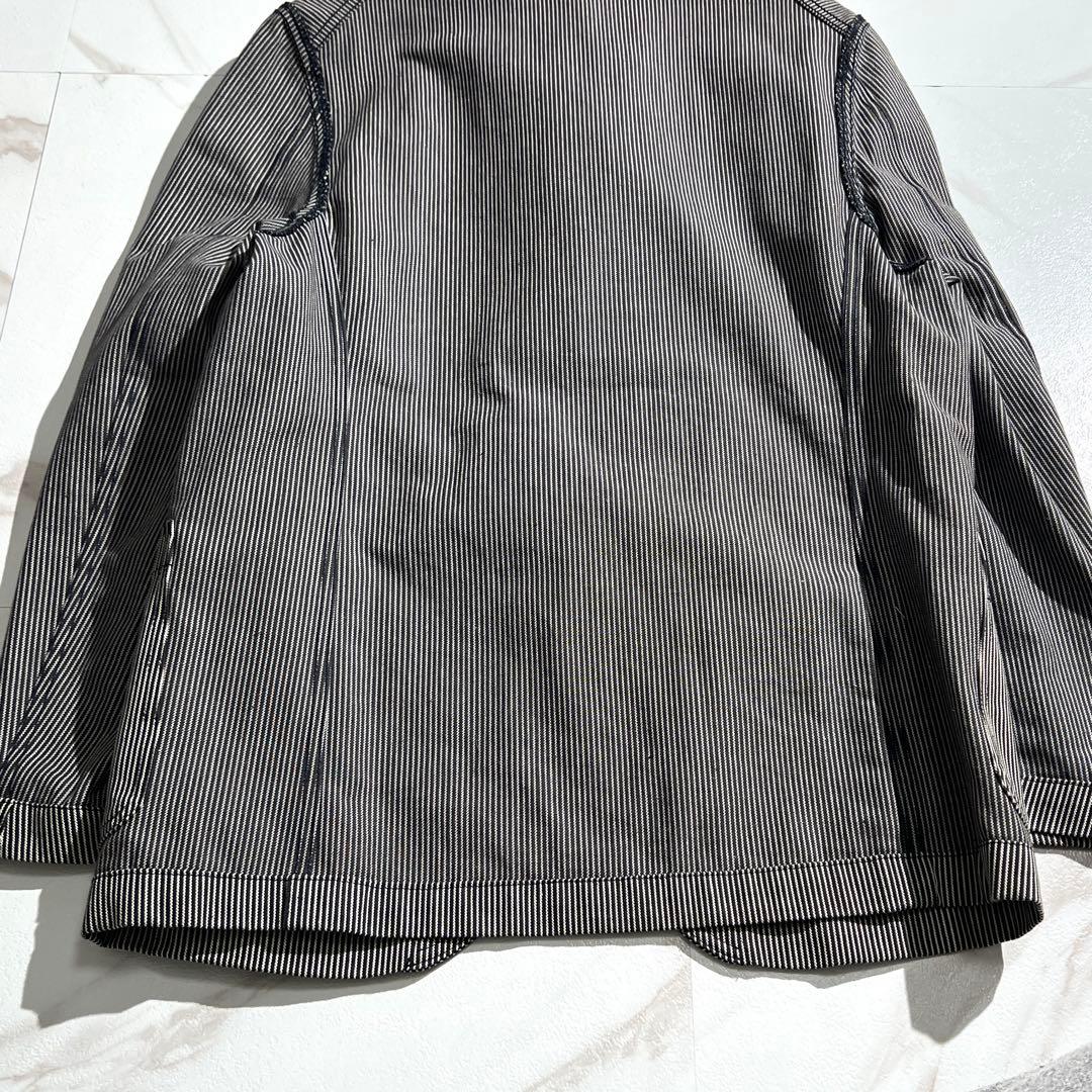 入手困難✨ コムデギャルソンオムプリュス カバーオール ブルゾン ストライプ