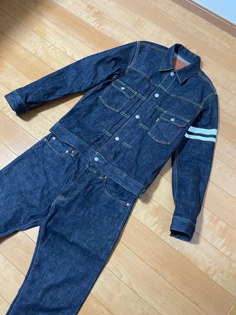 桃太郎JEANS 2105SP 出陣 デニムジャケット サイズ40 セットアップ