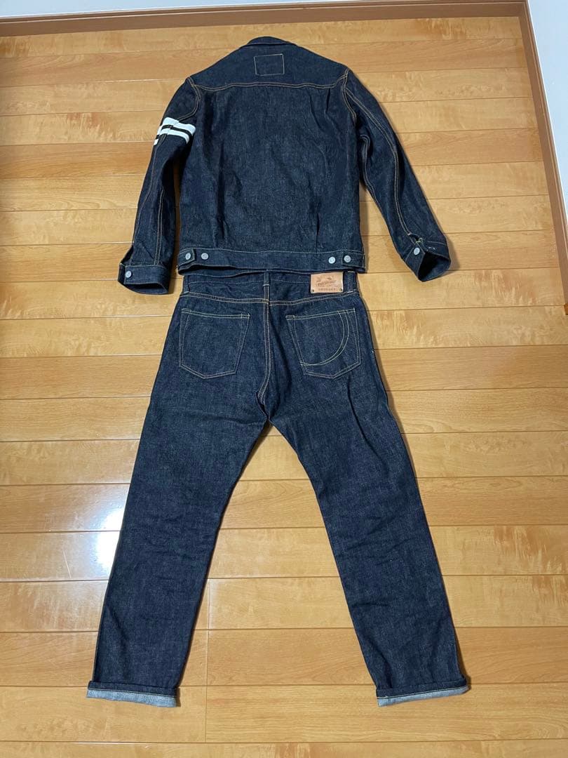 桃太郎JEANS 2105SP 出陣 デニムジャケット サイズ40 セットアップ