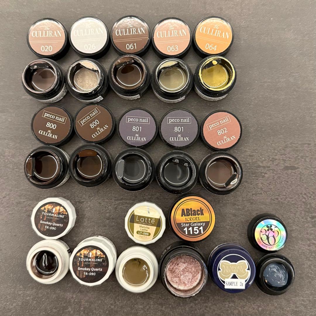 美品 クリア・カラージェル30個セット！まとめ売り プレゼント付♪