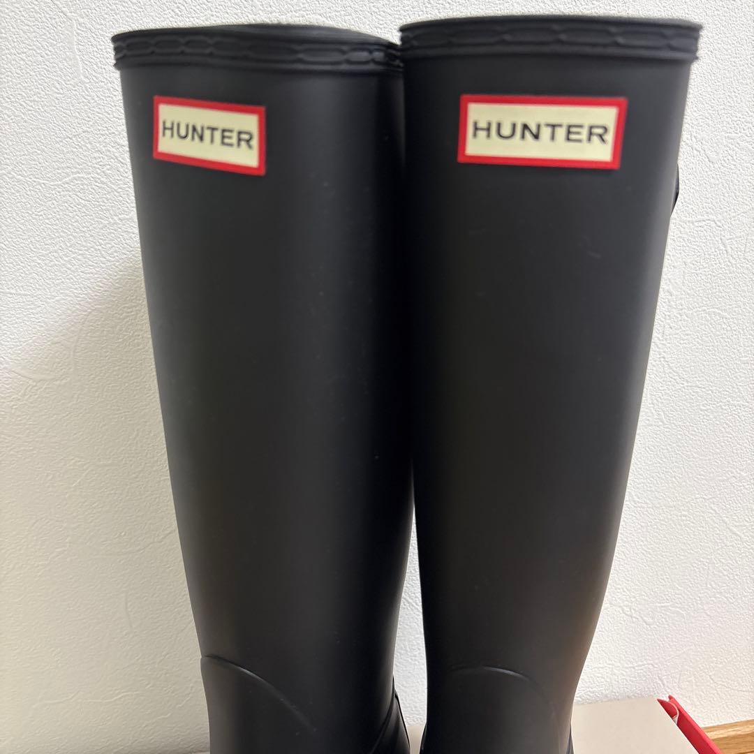 HUNTER長靴WOMENS BLACK サイズUK4 US6 EU37 未使用