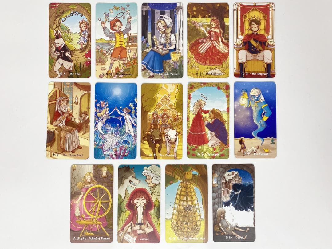 【正規品タロットカード】豪華箔押し仕様✨童話や物語を描いた絵本のようなデッキ