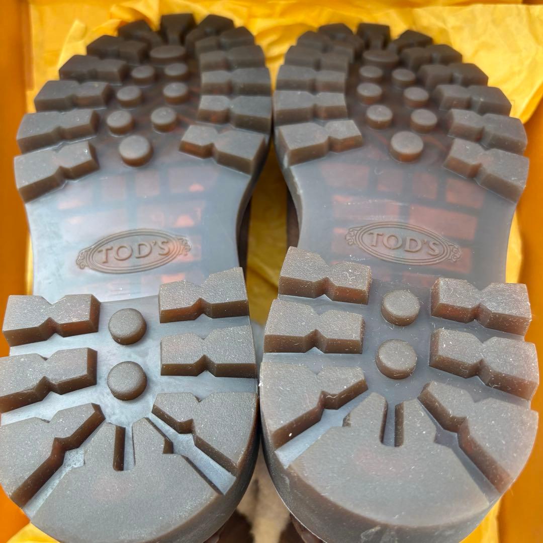 m*1様 【新品】TOD'S ムートン サイドゴア トッズ ブーツ 37