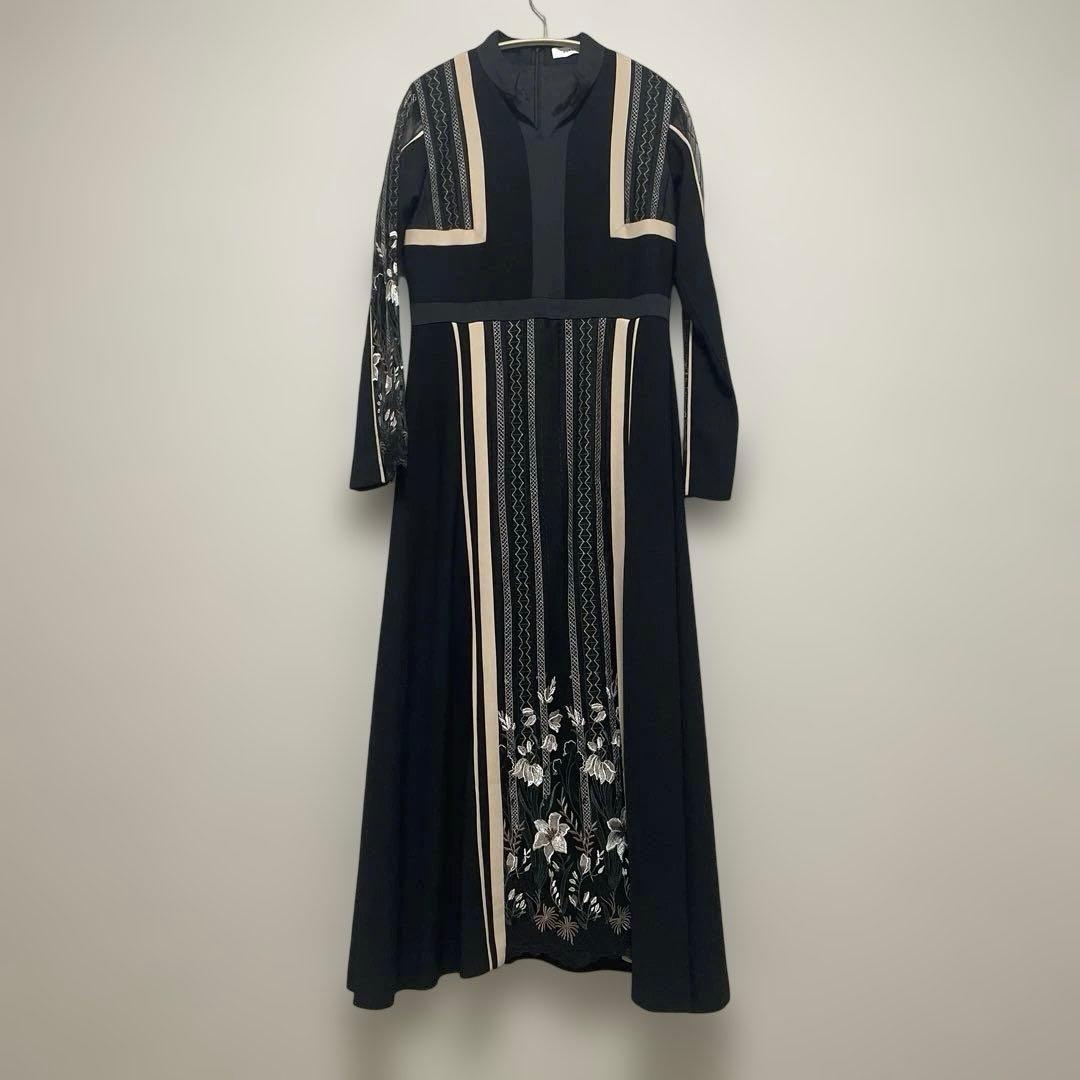 ワンピース MURRAL Framed flower long dress