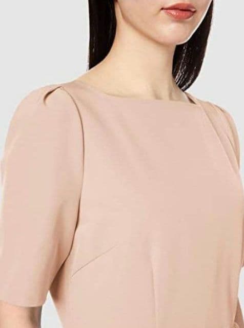 セルフォード フィット&フレアワンピース Aライン フォーマル ピンク