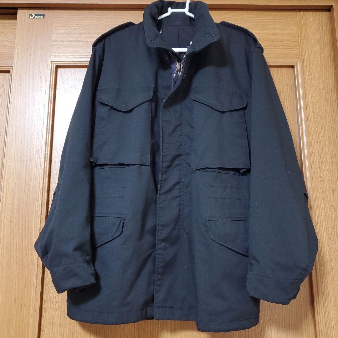 【希少超特価】USA製 米軍 80s実物 M65フィールドジャケット 黒