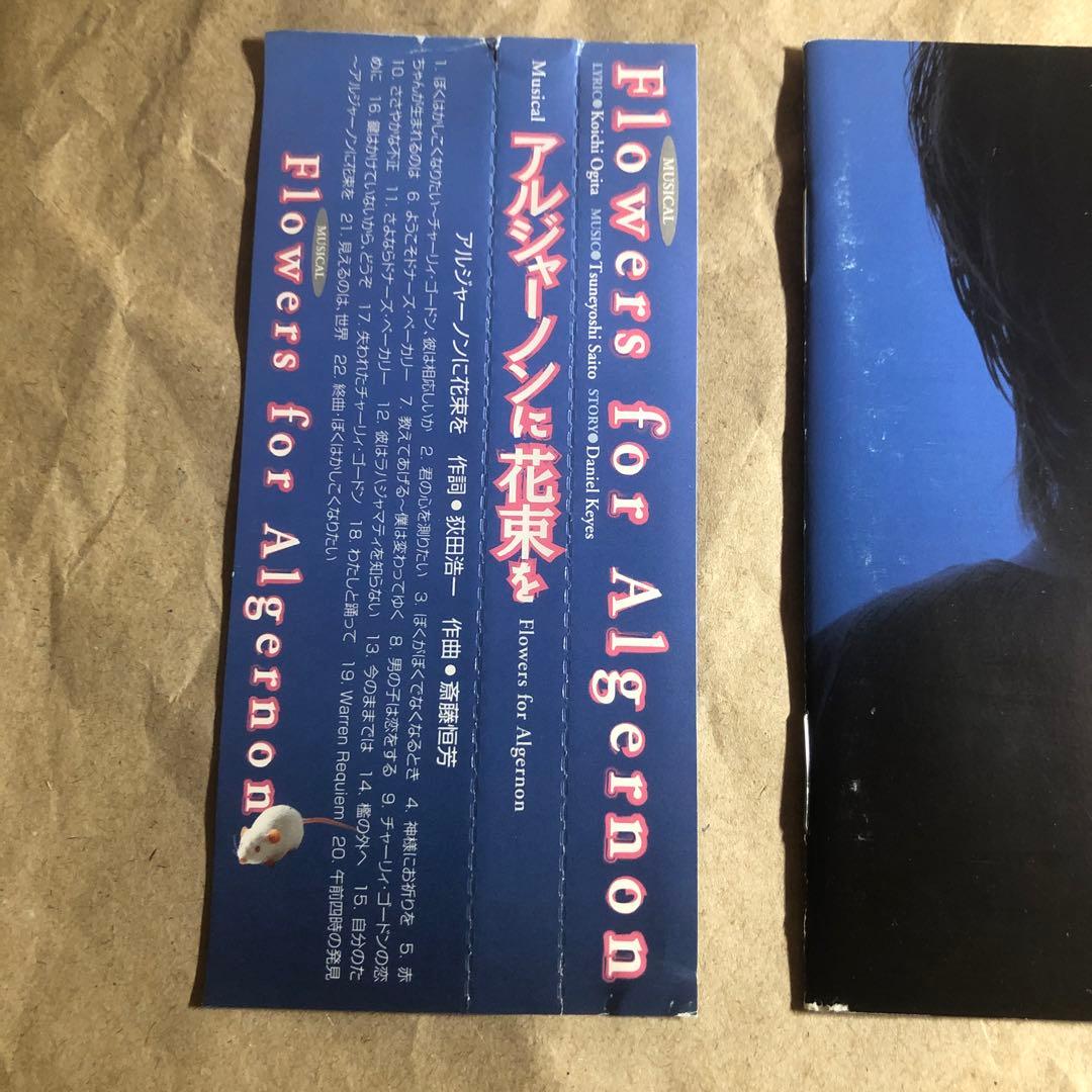 浦井健治 アルジャーノンに花束を 2006年版 ミュージカル CD