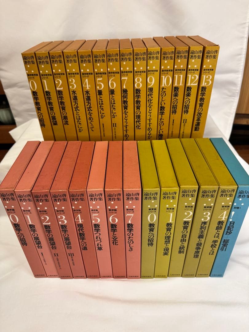 【非常に良い】遠山啓著作集 28巻セット別巻「日記抄+総索引」含む