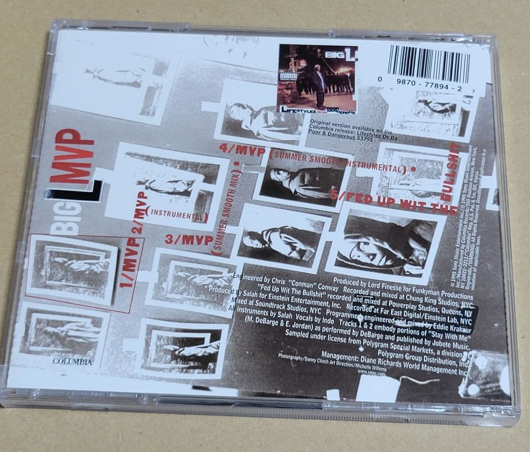 洋楽 CDS BIG L MVP