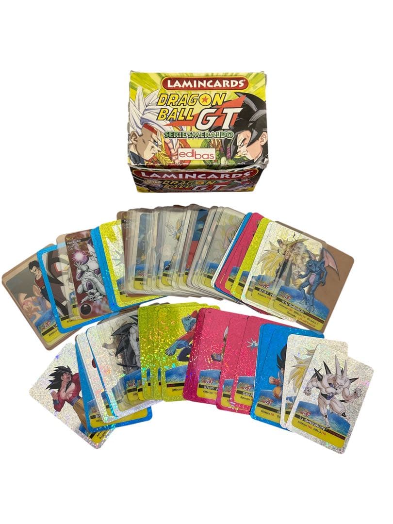 【超激レア・イタリア限定生産】ドラゴンボールGT ラミンカード 100枚＋箱
