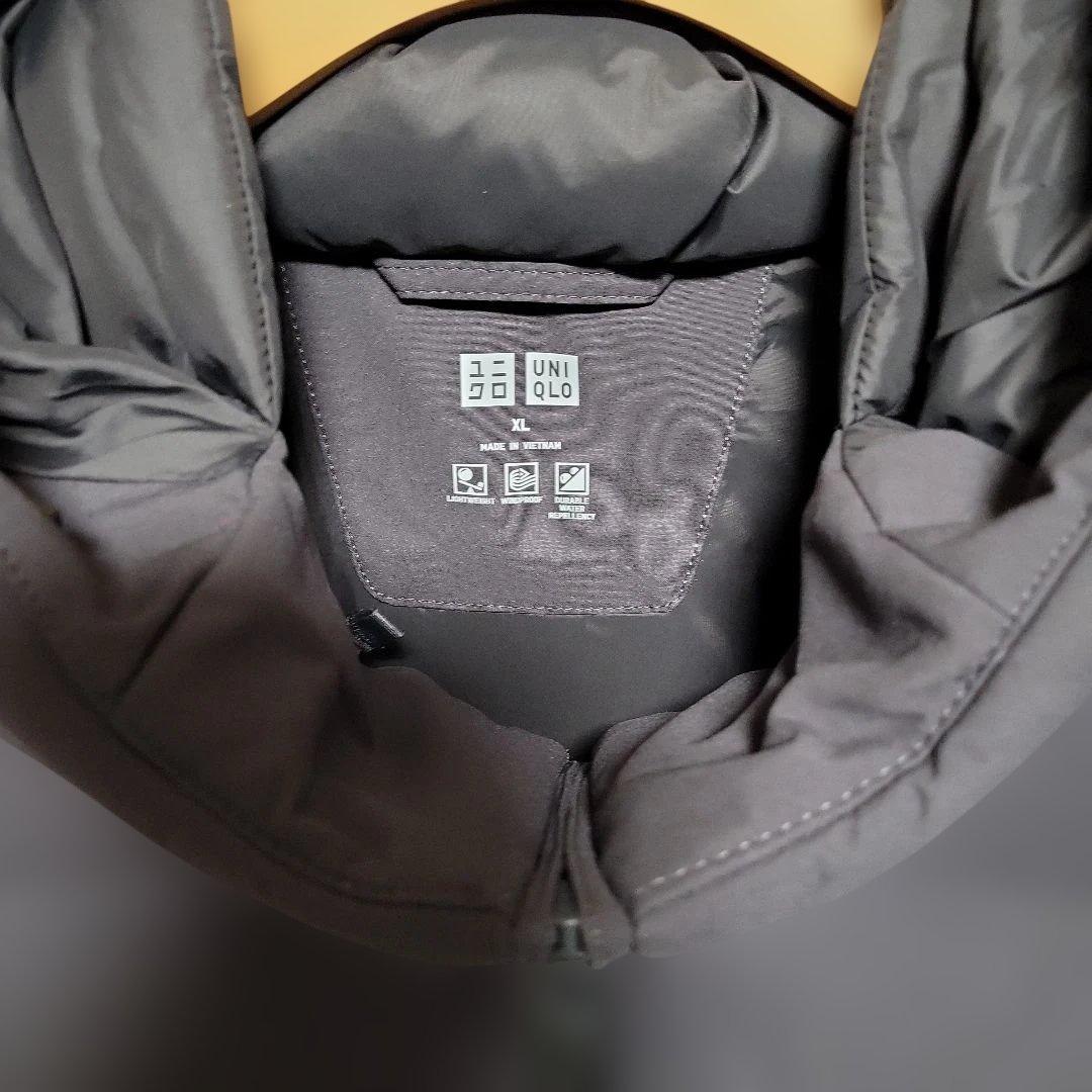 UNIQLO 　シームレスダウンパーカ　　XL　 ダークグレー